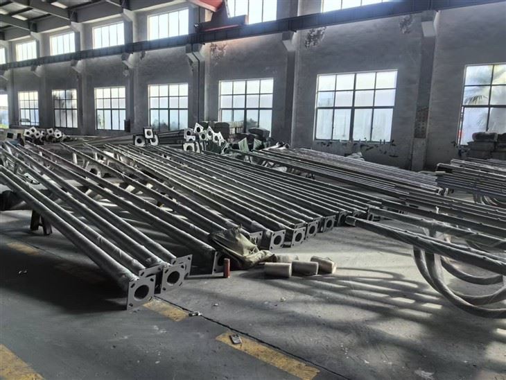 Double Arm Light Pole