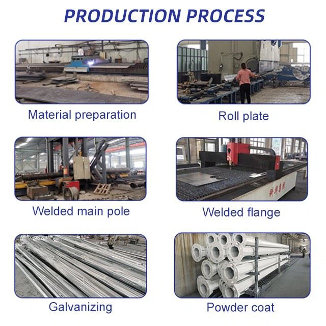 Solar Power Street Light Pole